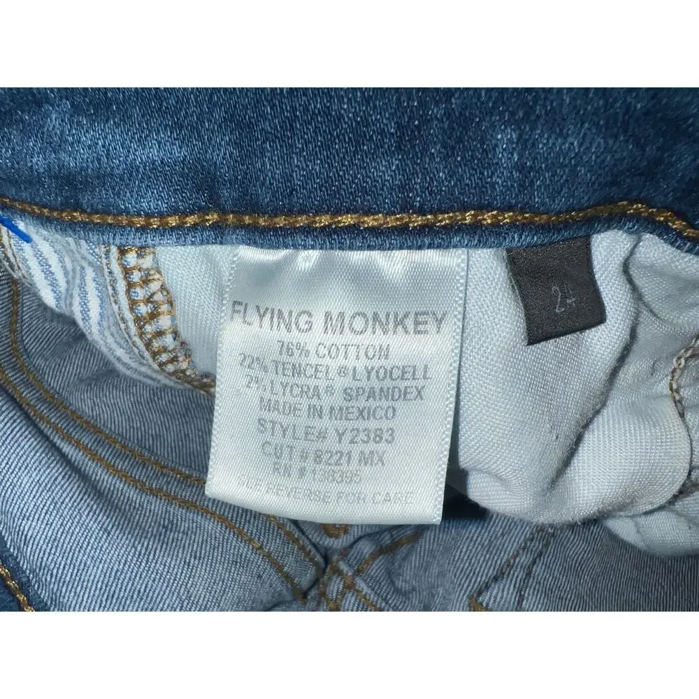 Flying monkey platinum women’s blue jeans - Picture 6 of 6